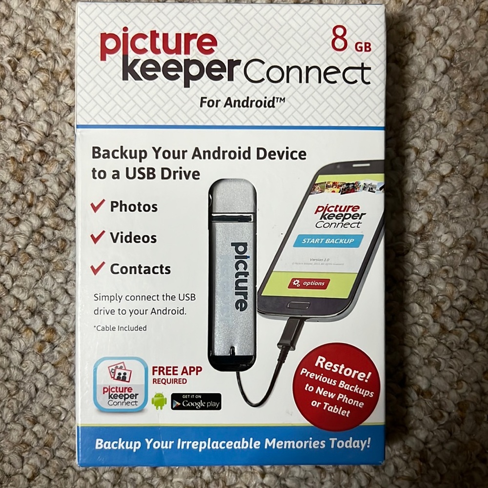 Picture keeper connect 8 G  for android phone